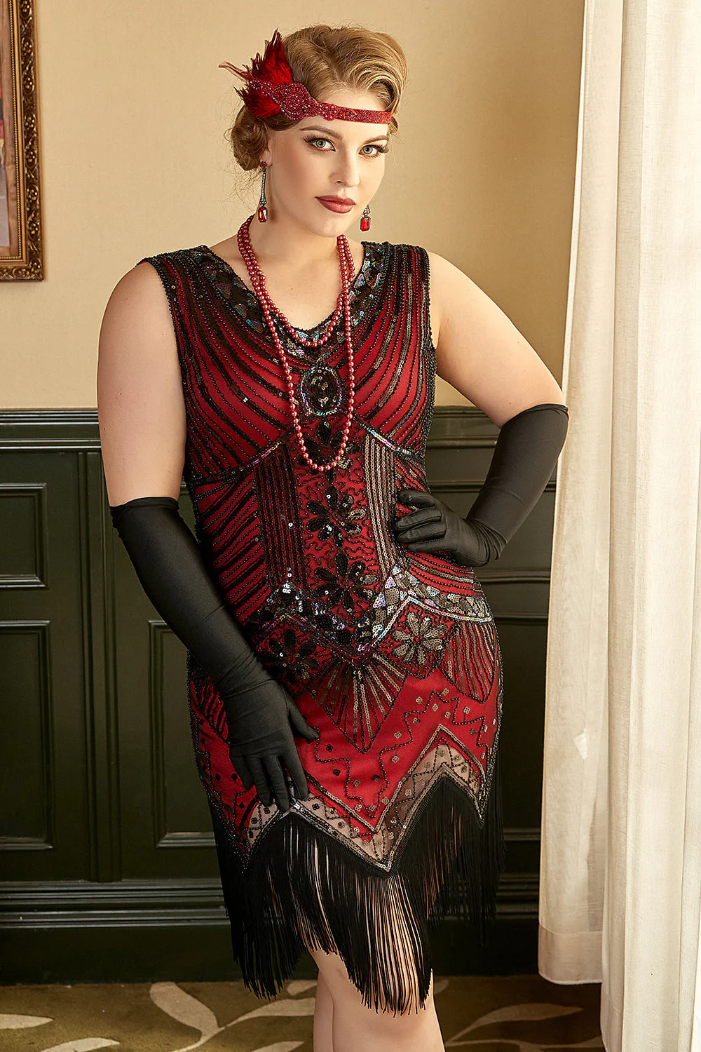 1920s Costume Accessories Set for Women - Image 2
