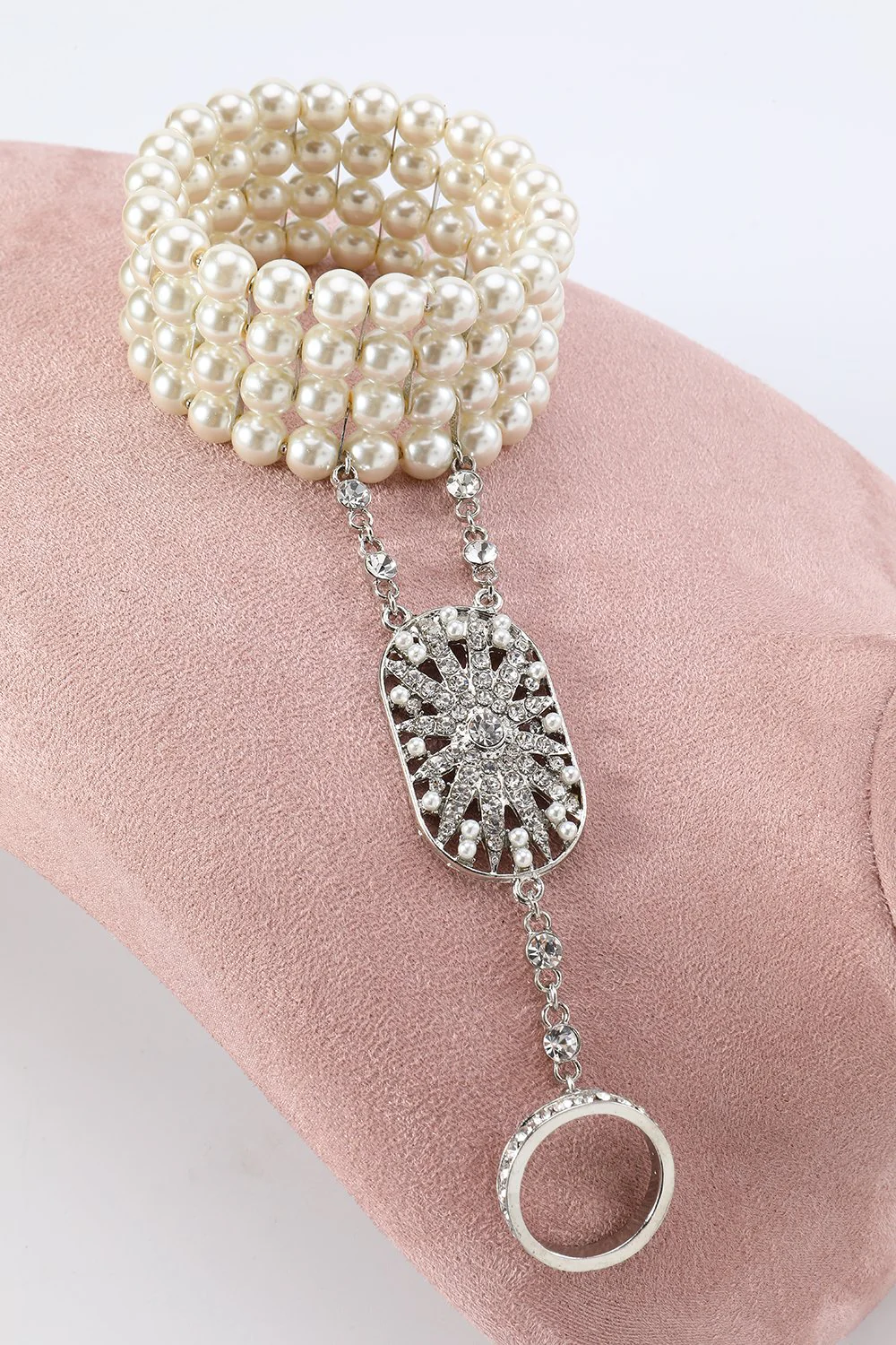 1920s Flapper Golden/Silver Accessories Set - Image 12