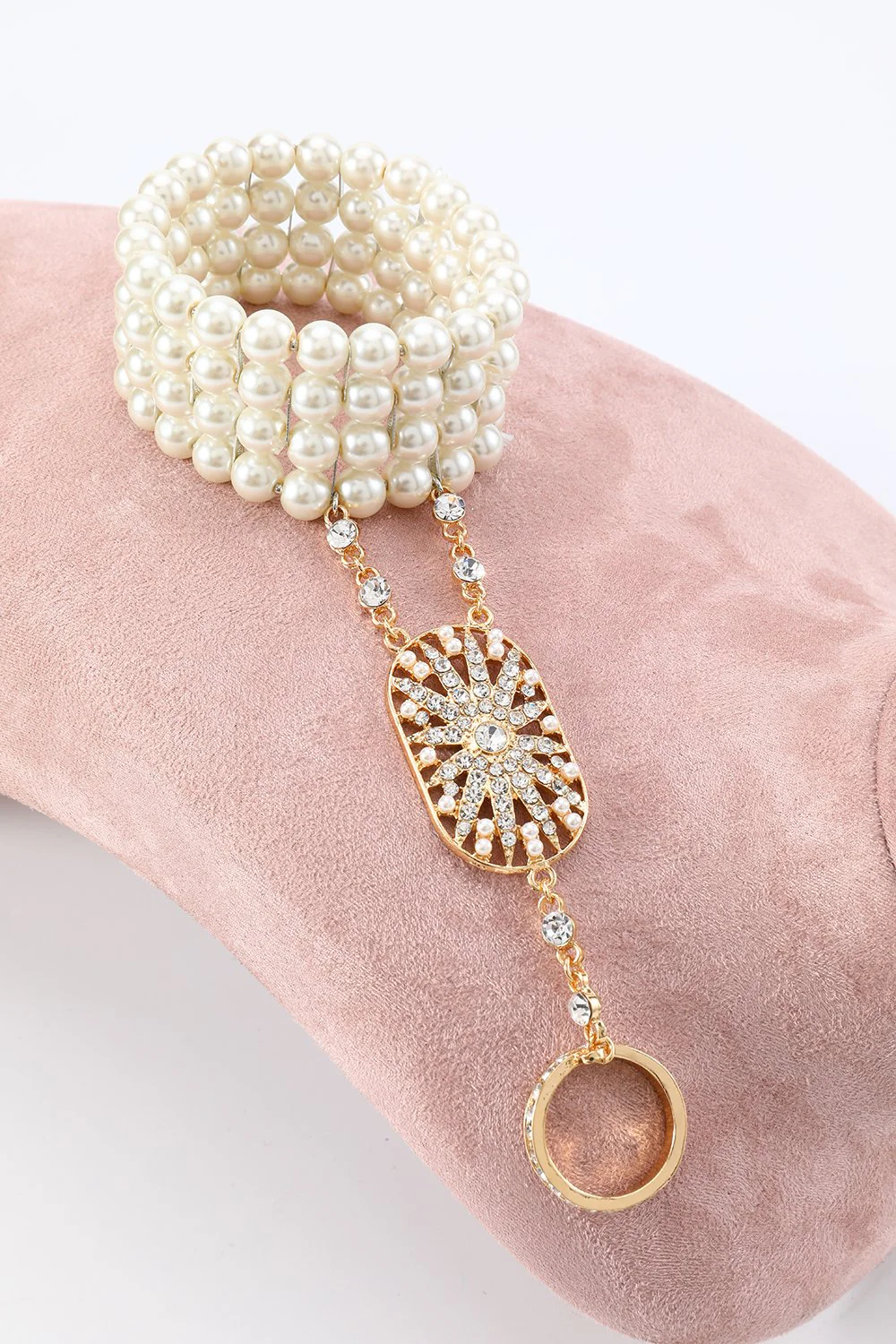 1920s Flapper Golden/Silver Accessories Set - Image 8