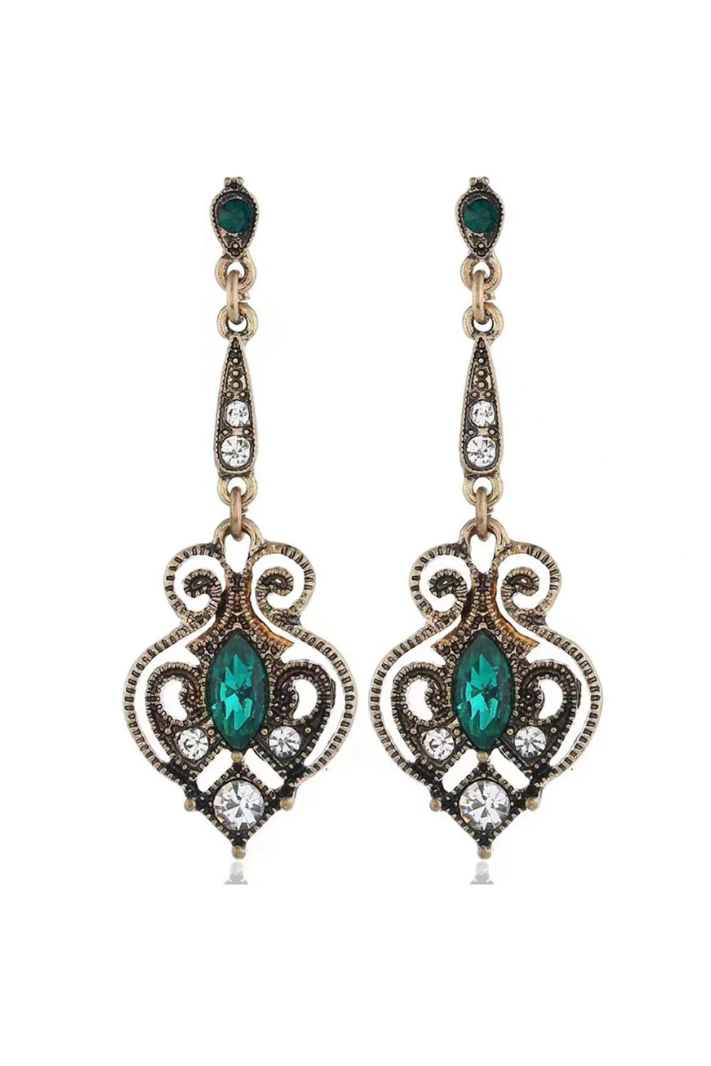 1920s Flapper Green Five Pieces Accessories Set - Image 6