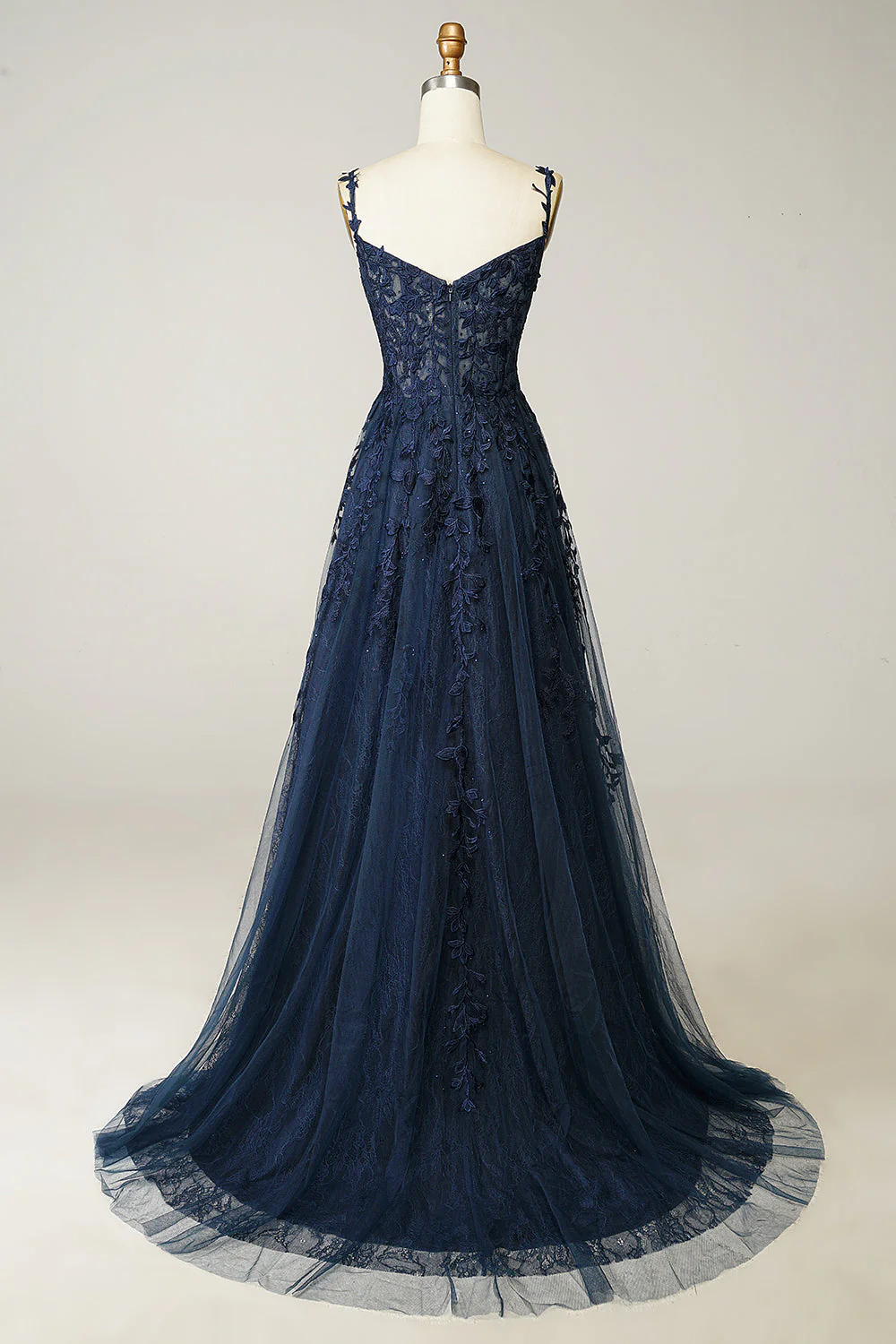 A Line Off the Shoulder Hot Pink Long Prom Dress with Appliques - Image 11
