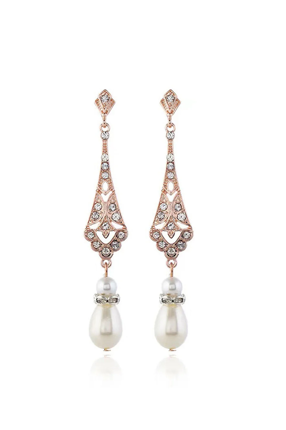 Apricot 1920s Party Accessories Five Pieces Sets - Image 4
