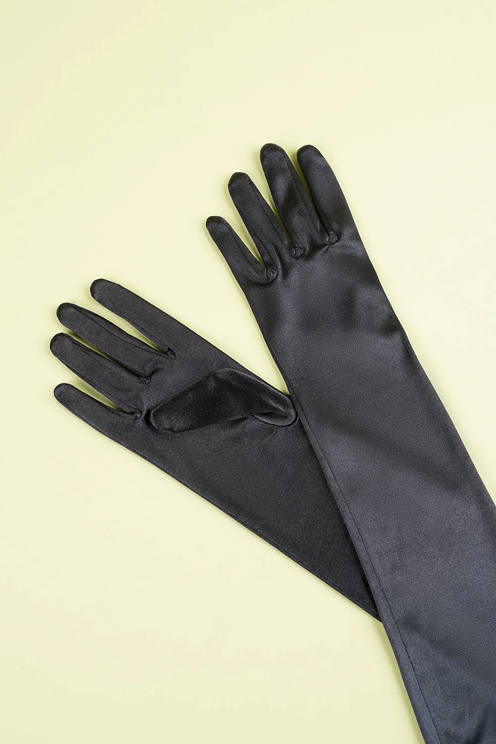 Black 1920s Party Gloves - Image 5