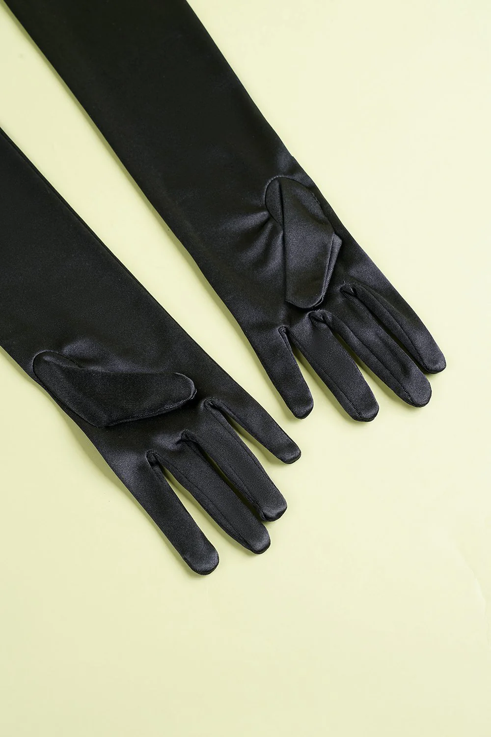 Black 1920s Party Gloves - Image 7