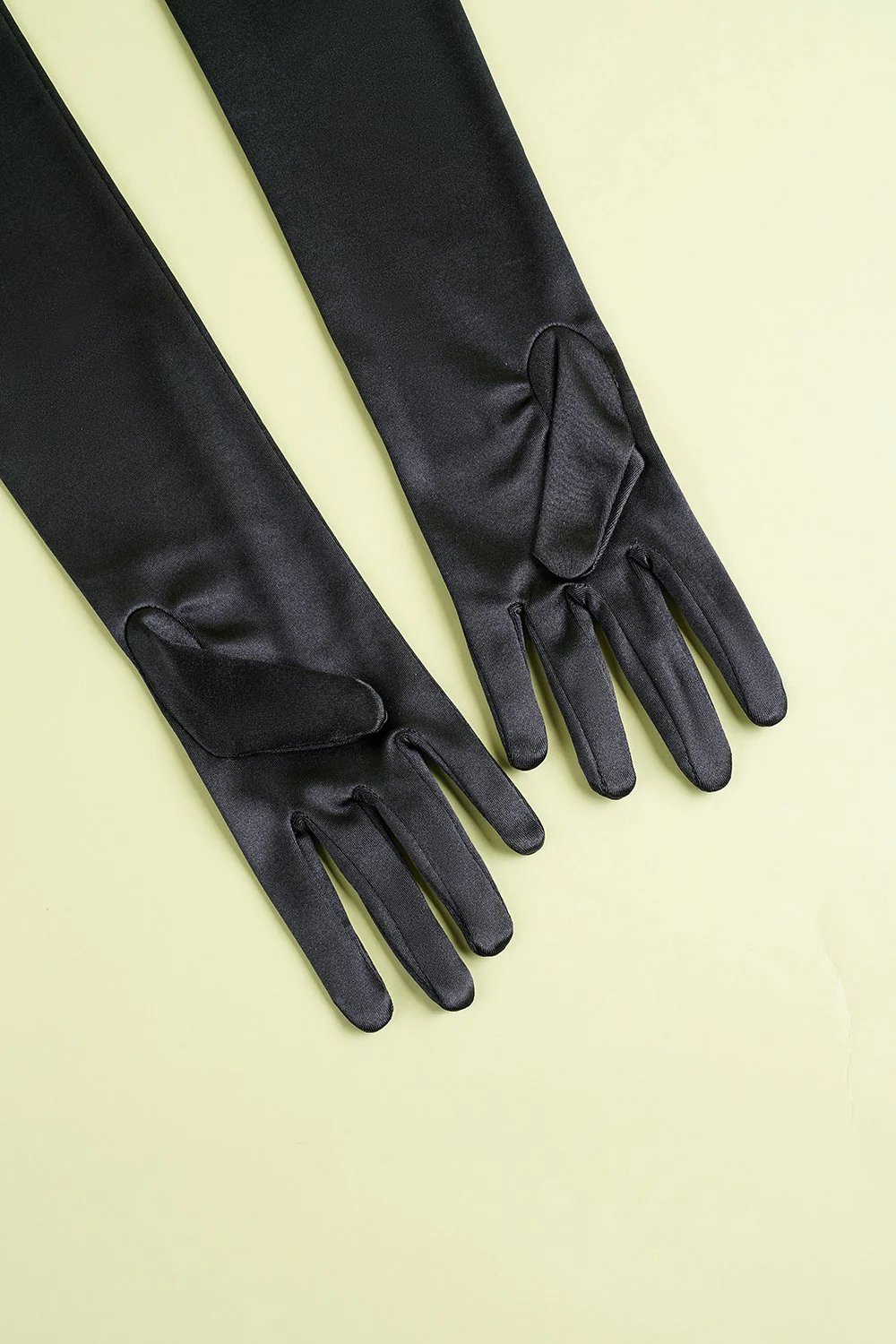Black 1920s Party Lengthen Gloves - Image 4