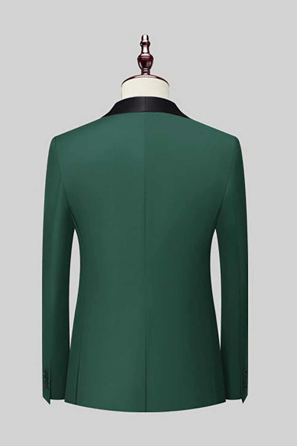 Black 3 Piece Shawl Lapel Men Suits - Image 8