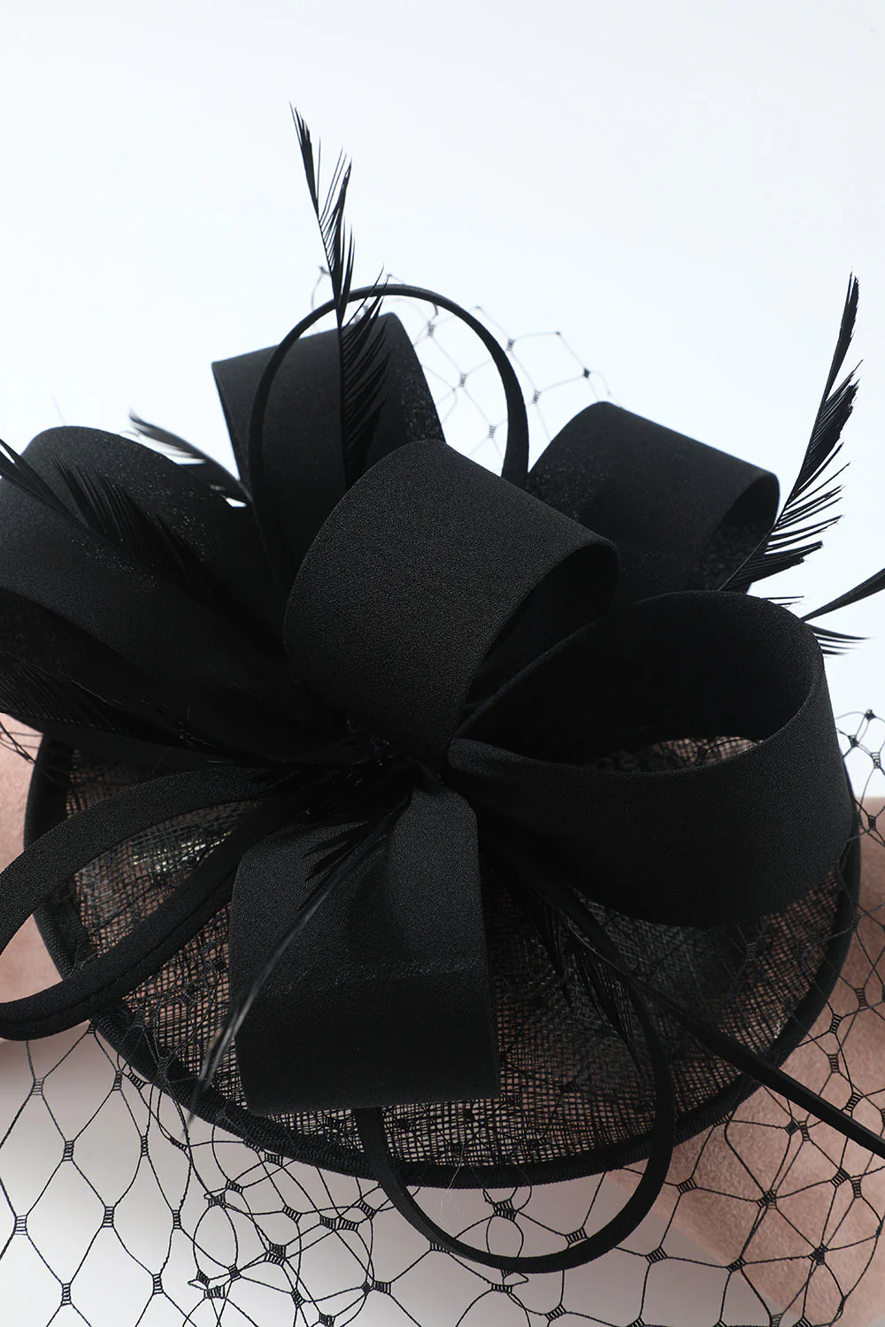 Black Gatsby Headpiece - Image 3