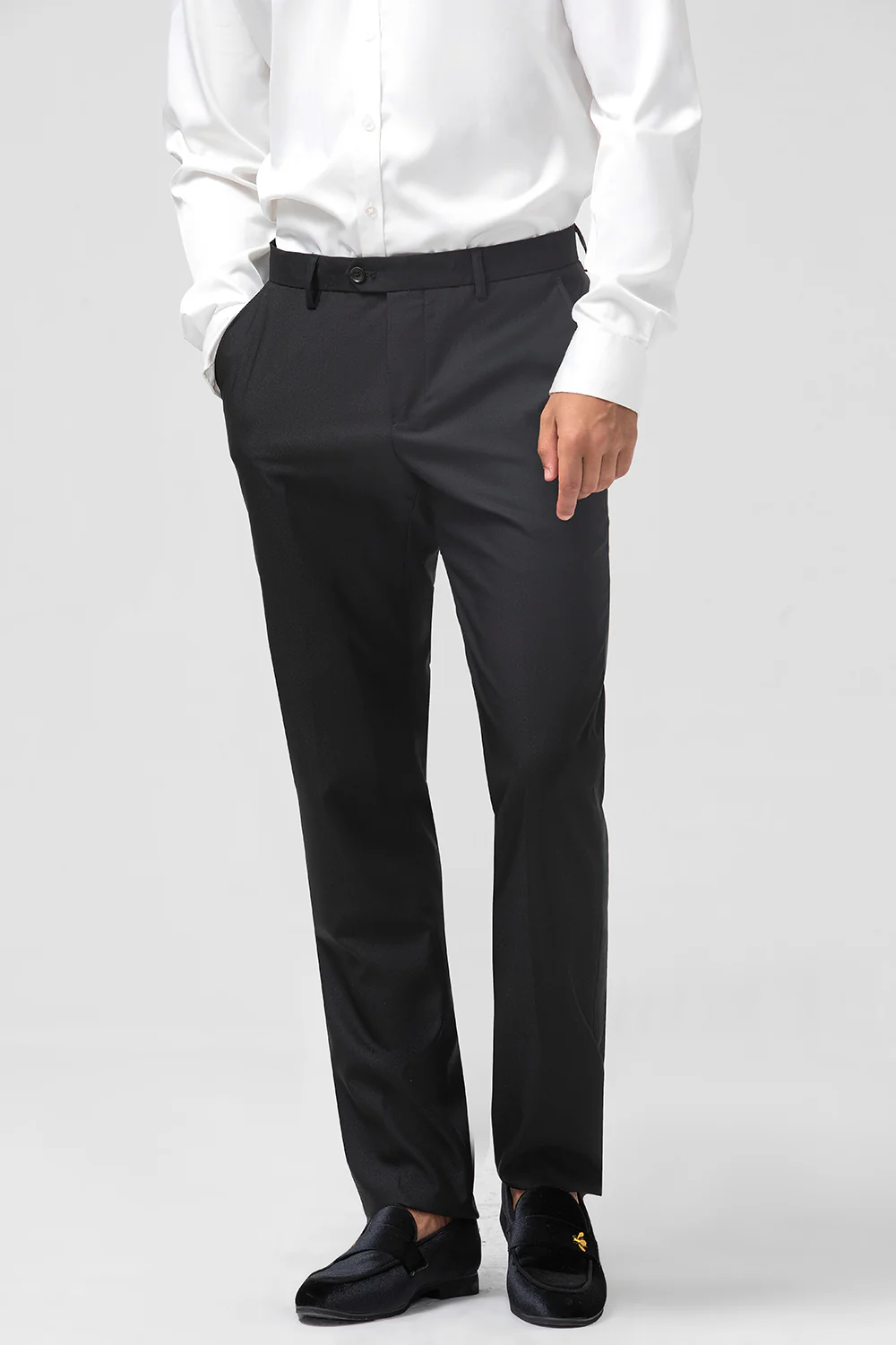 Black Shawl Lapel Single Breasted 3 Pieces Men's Suits - Image 6