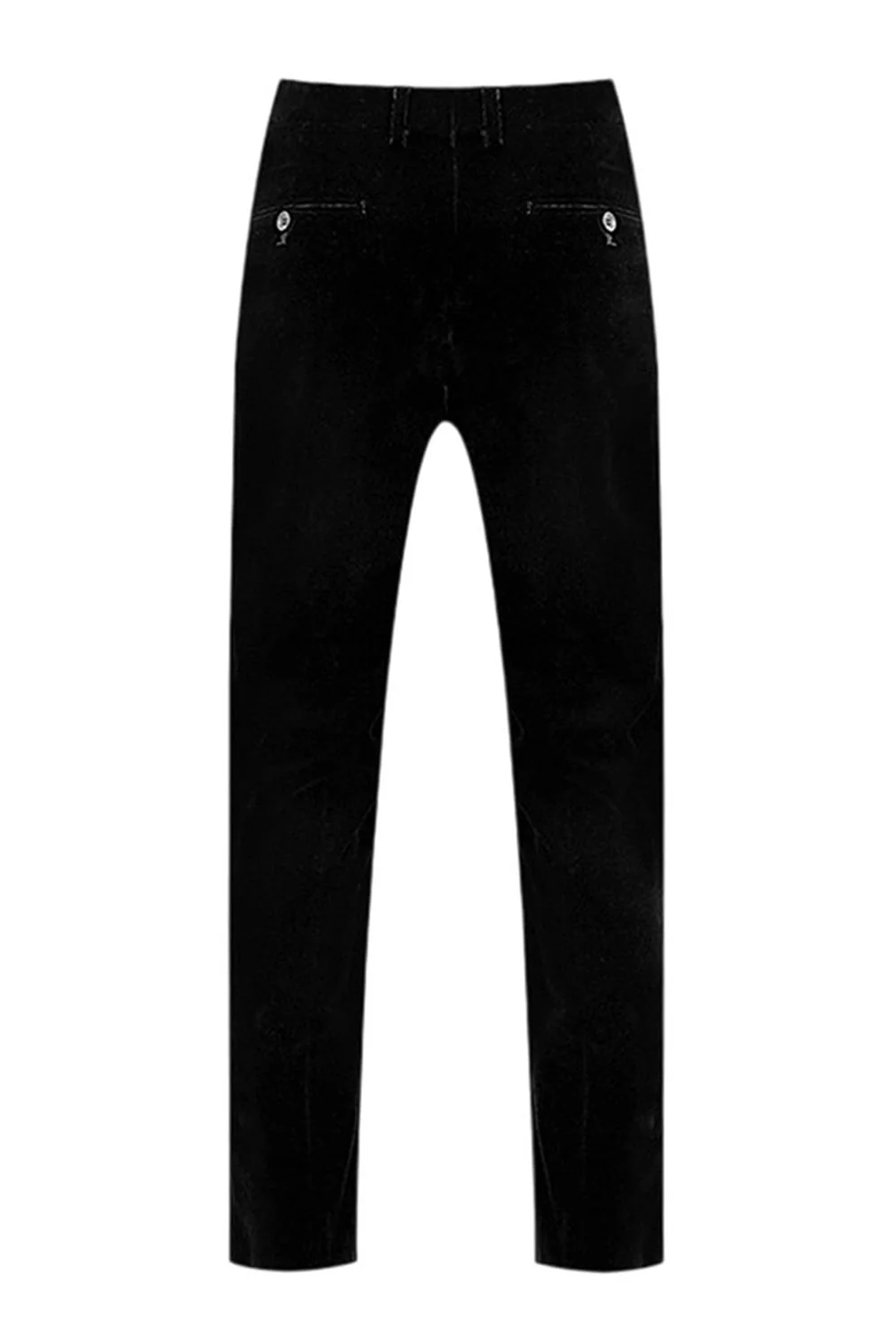 Black Silver Shawl Lapel Printed Men's Suits - Image 4