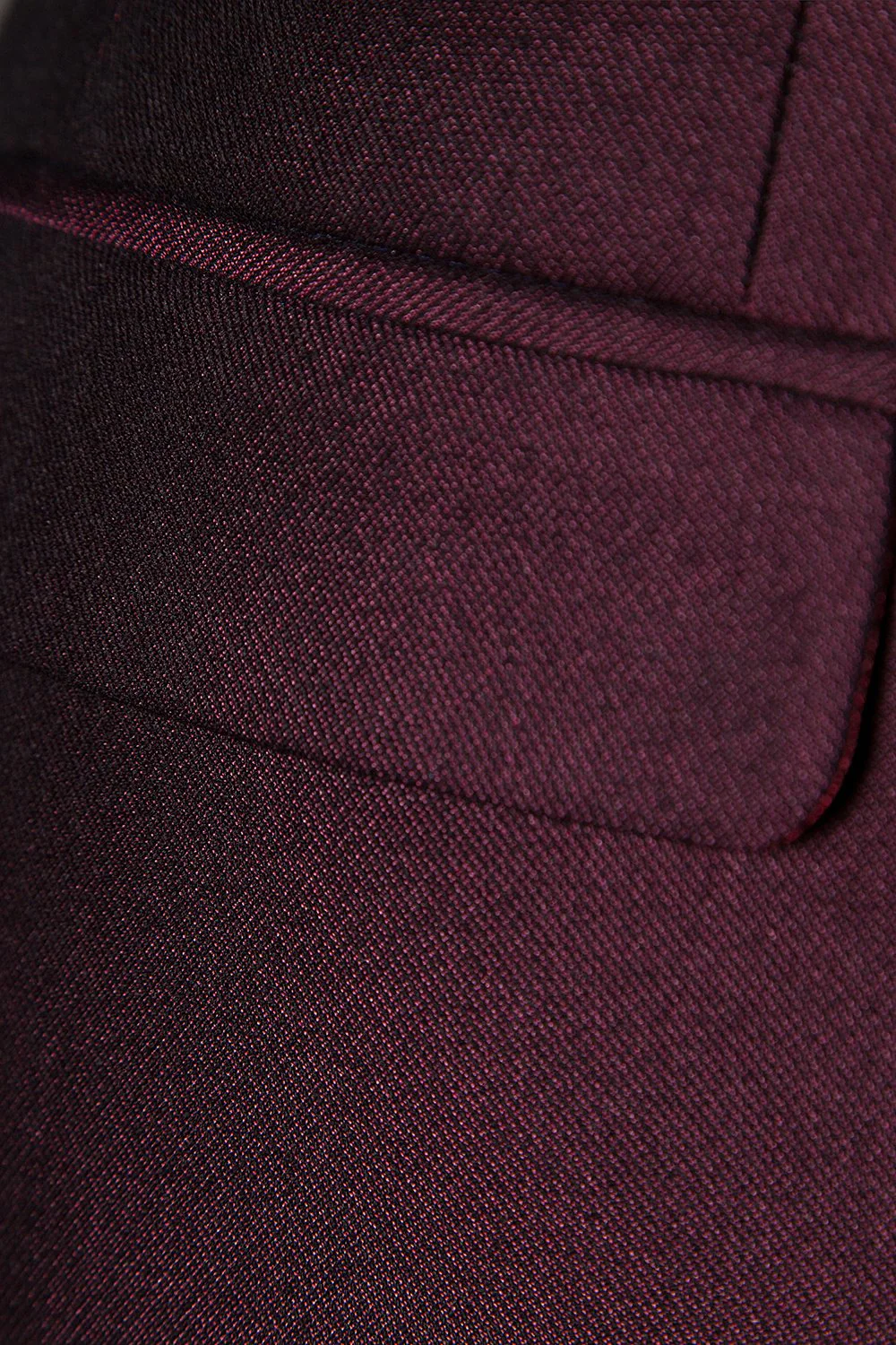 Burgundy Notch Lapel 3-Piece Men's Suit - Image 5