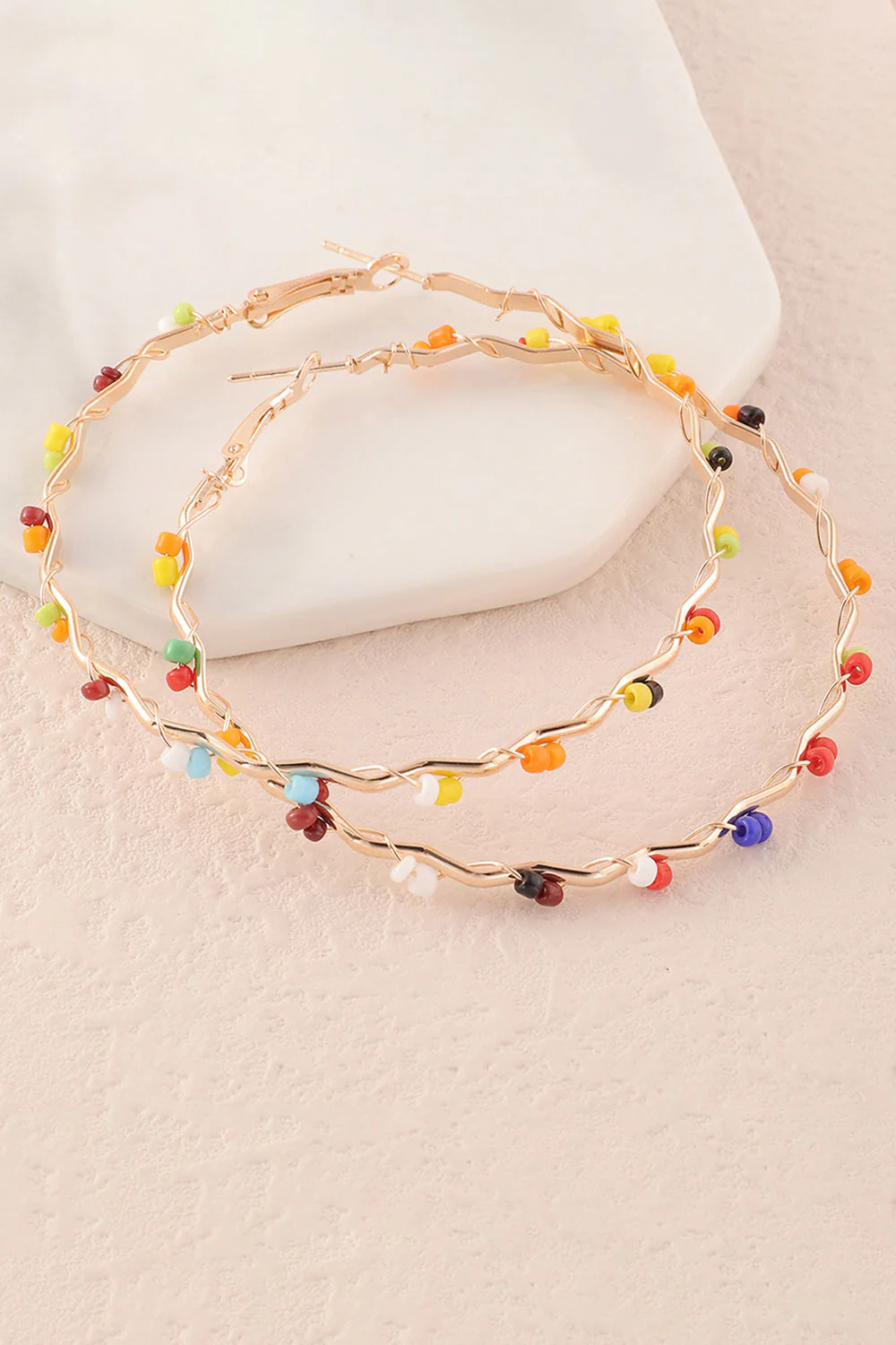 Colorful Loop Boho Style Earrings - Image 10