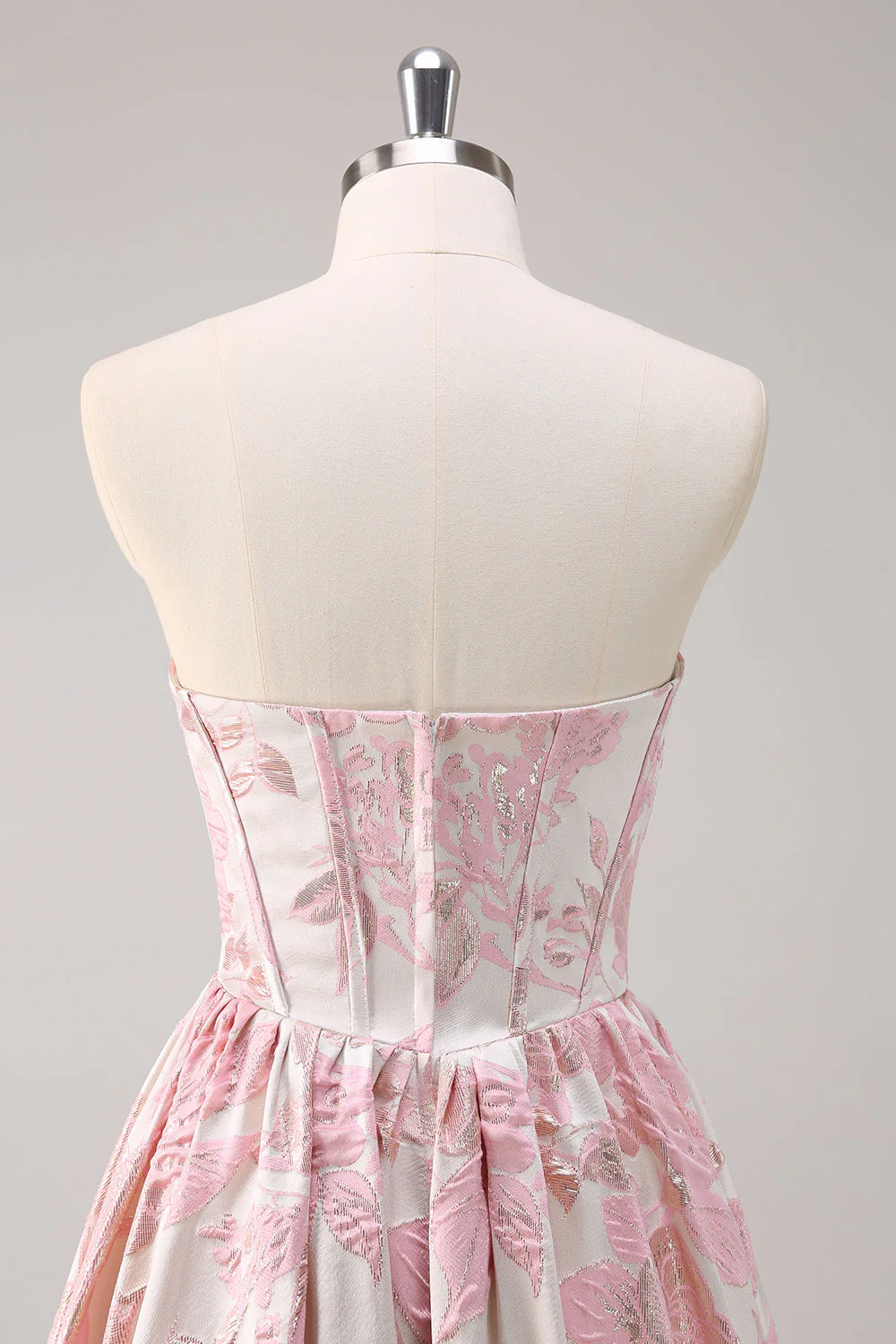 Cute Blue A-Line Sweetheart Brocade Corset Long Prom Dress - Image 11