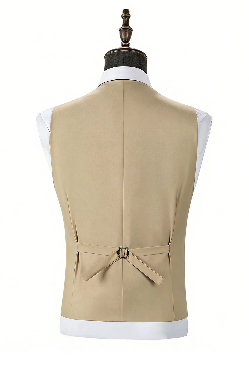 Dark Green 3 Piece One Button Notch Lapel Men's Prom Suits - Image 6