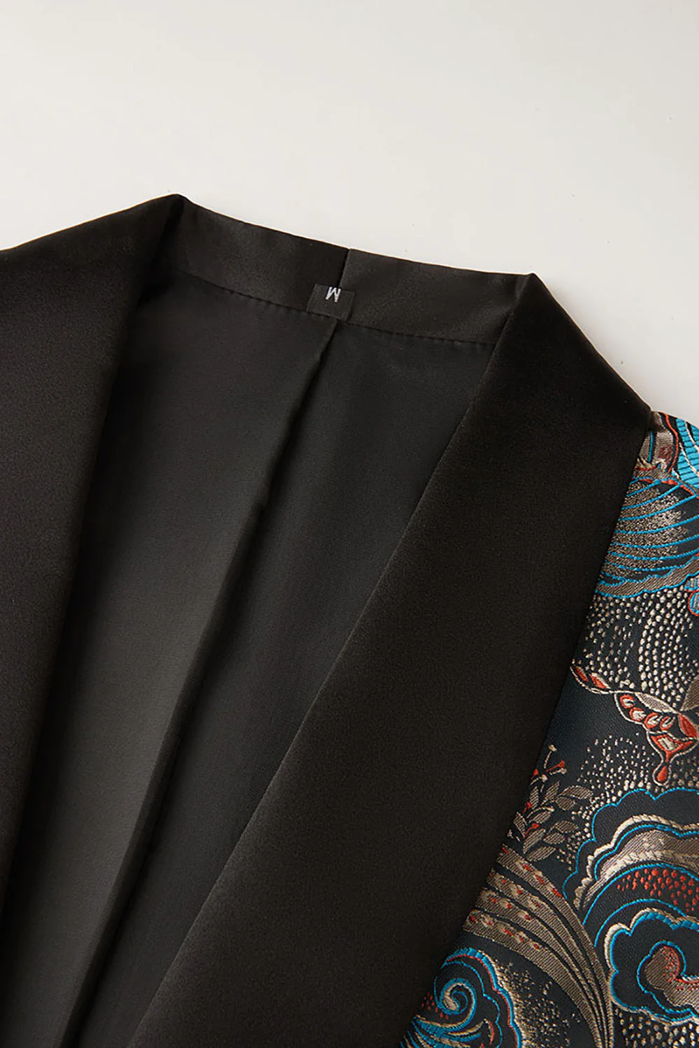 Floral Shawl Lapel Men's Blazer - Image 5
