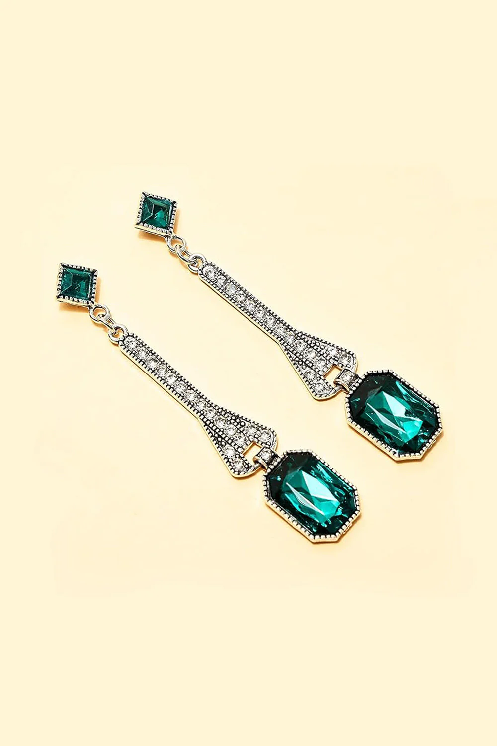 Green 1920s Party Accessories Five Pieces Sets - Image 3