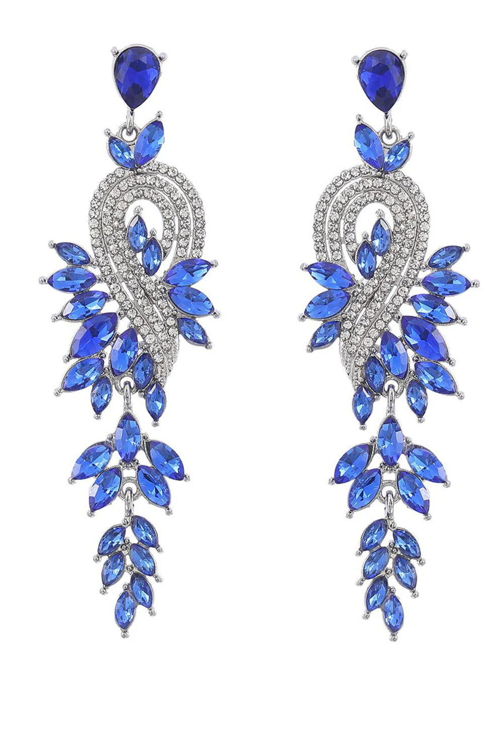 Earrings With Beadings and Rhinestones - Image 5