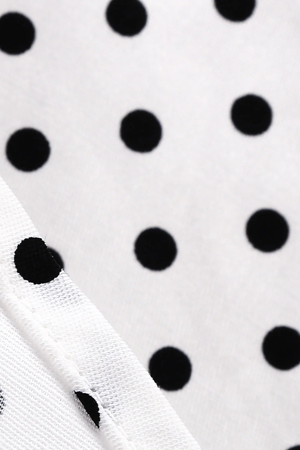 Halter Neck Blue Polka Dots Vintage Dress with Backless - Image 12