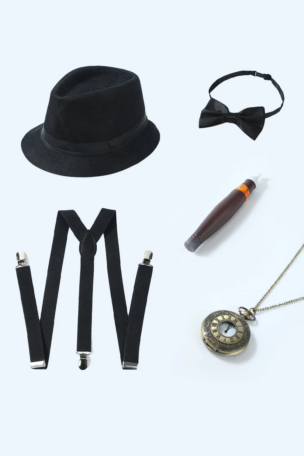 Ivory 1920s Accessories Set for Men - Image 8