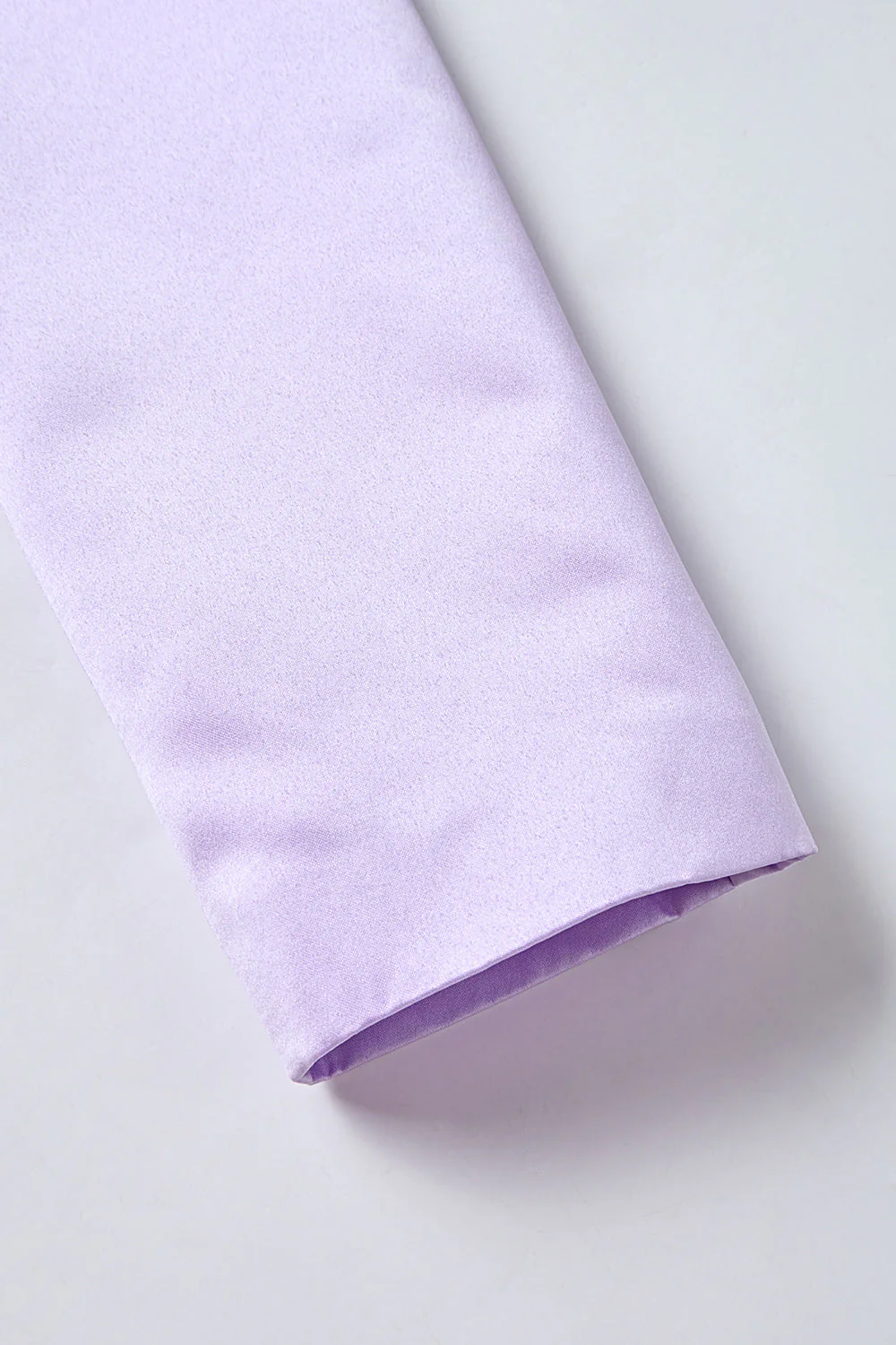 Lilac Notched Lapel Slim Fitted Women's Blazer - Image 3