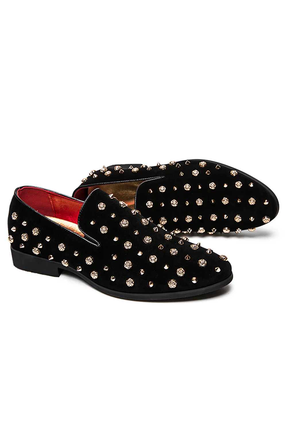 Men's Leather Casual Shoes With Studs - Image 3