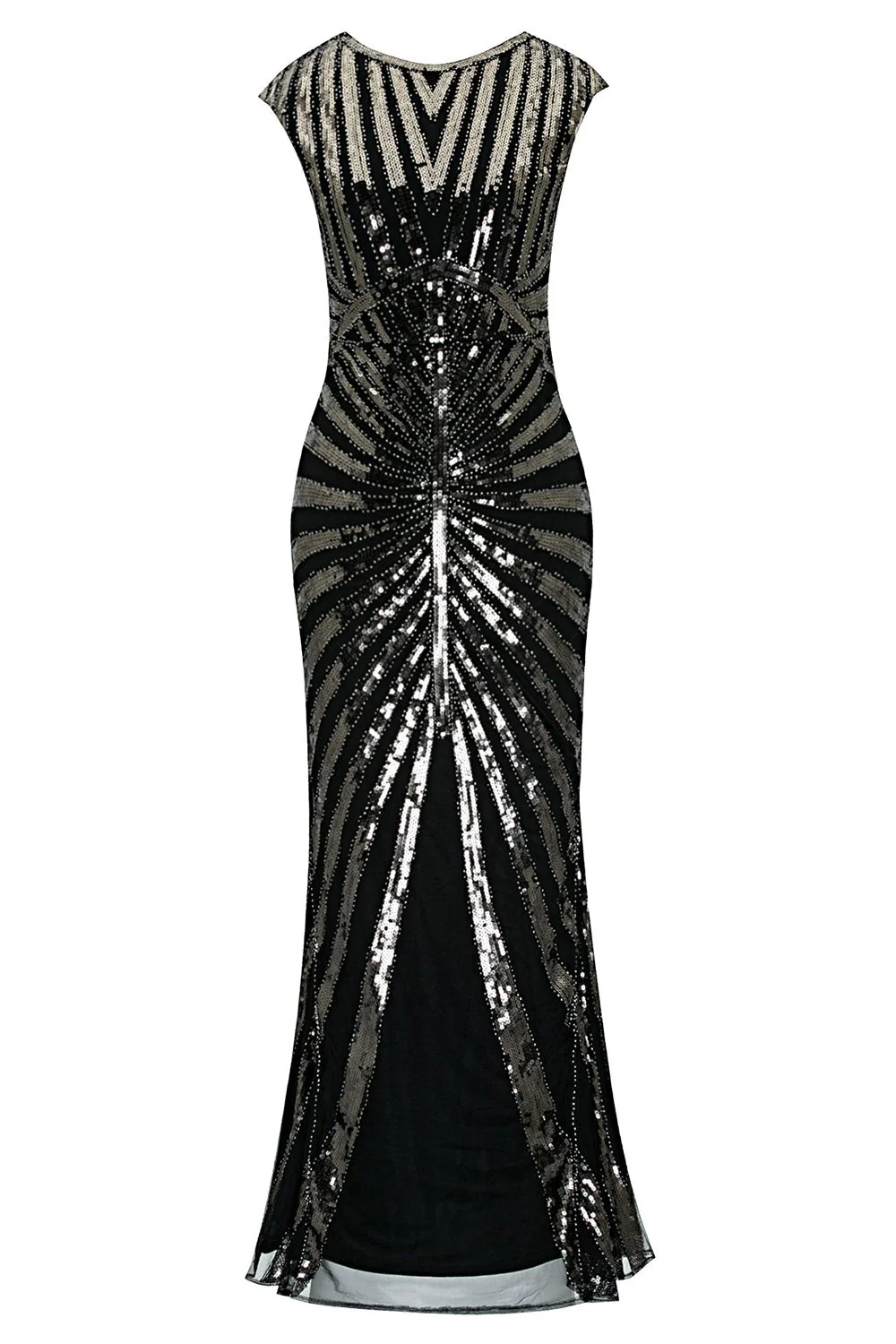 Mermaid Sequined Gatsby 1920s Flapper Dress - Image 13