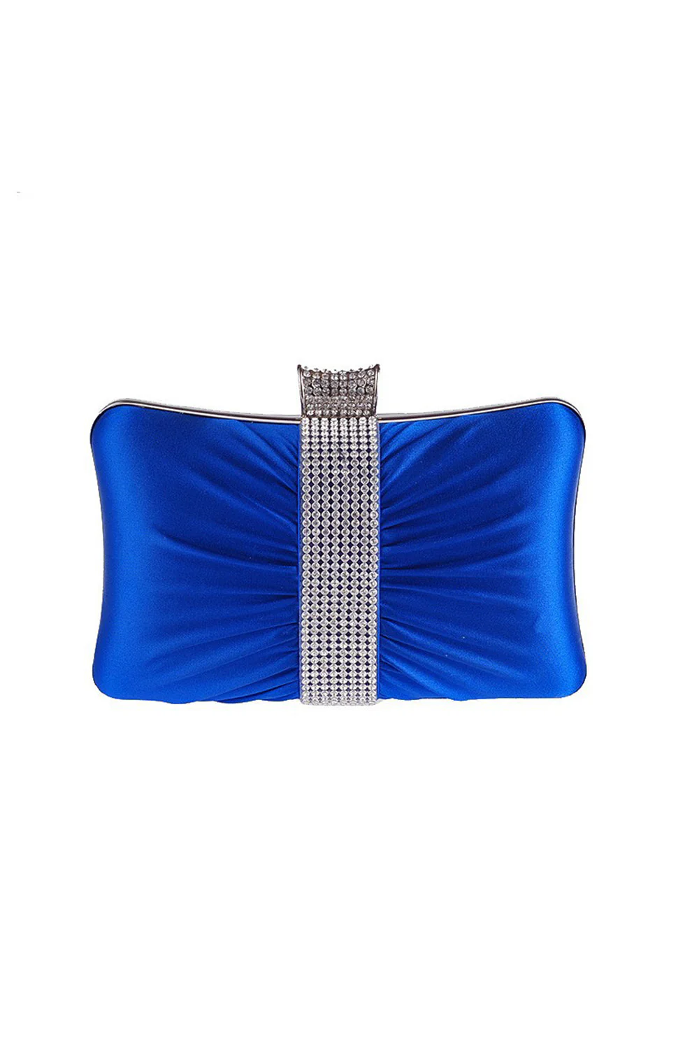 Portable Black Rhinestones Clutch Bag - Image 3
