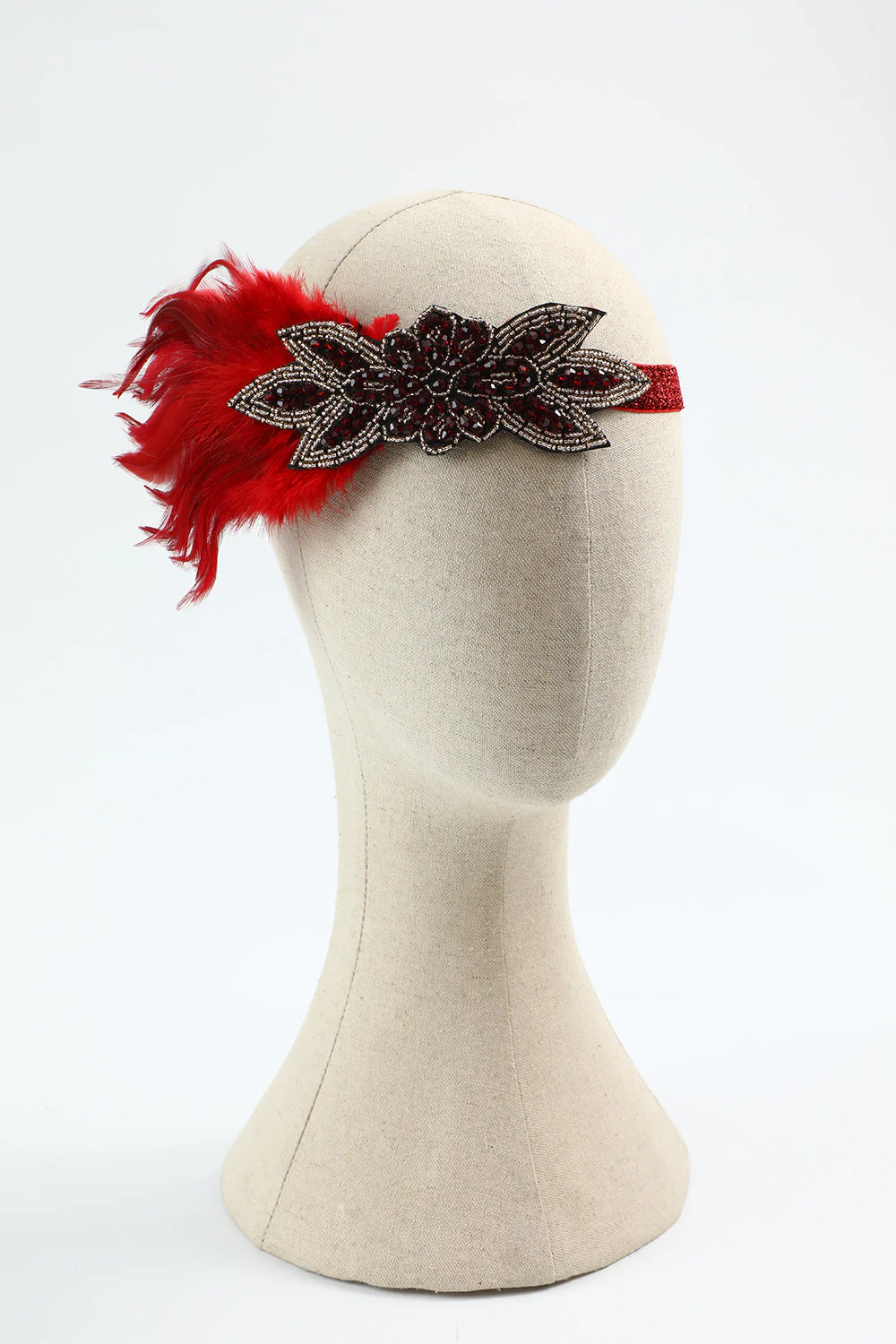Red Five Pieces 1920s Party Accessories Set - Image 2