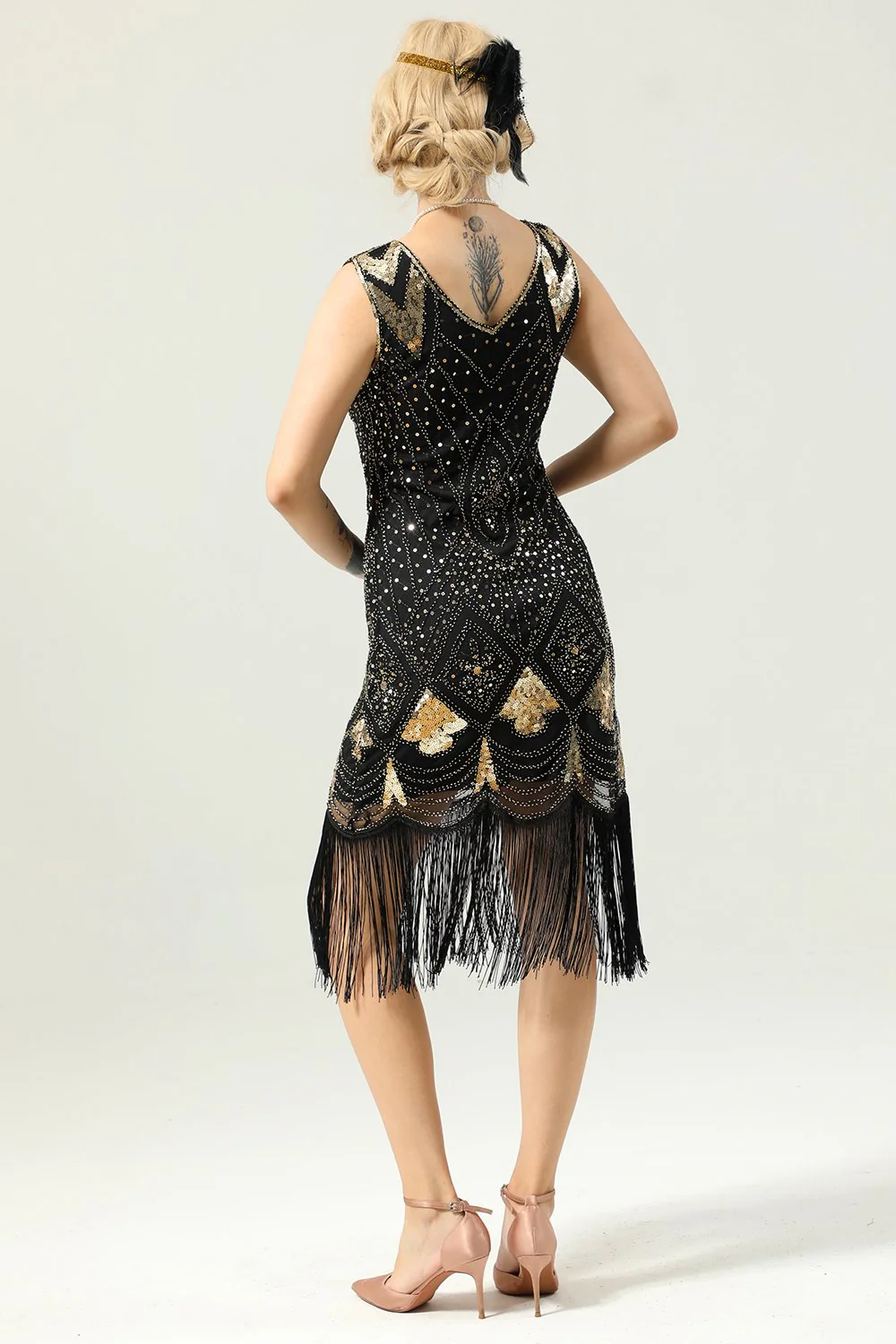 Sleeveless Great Gatsby Party Dress - Image 2