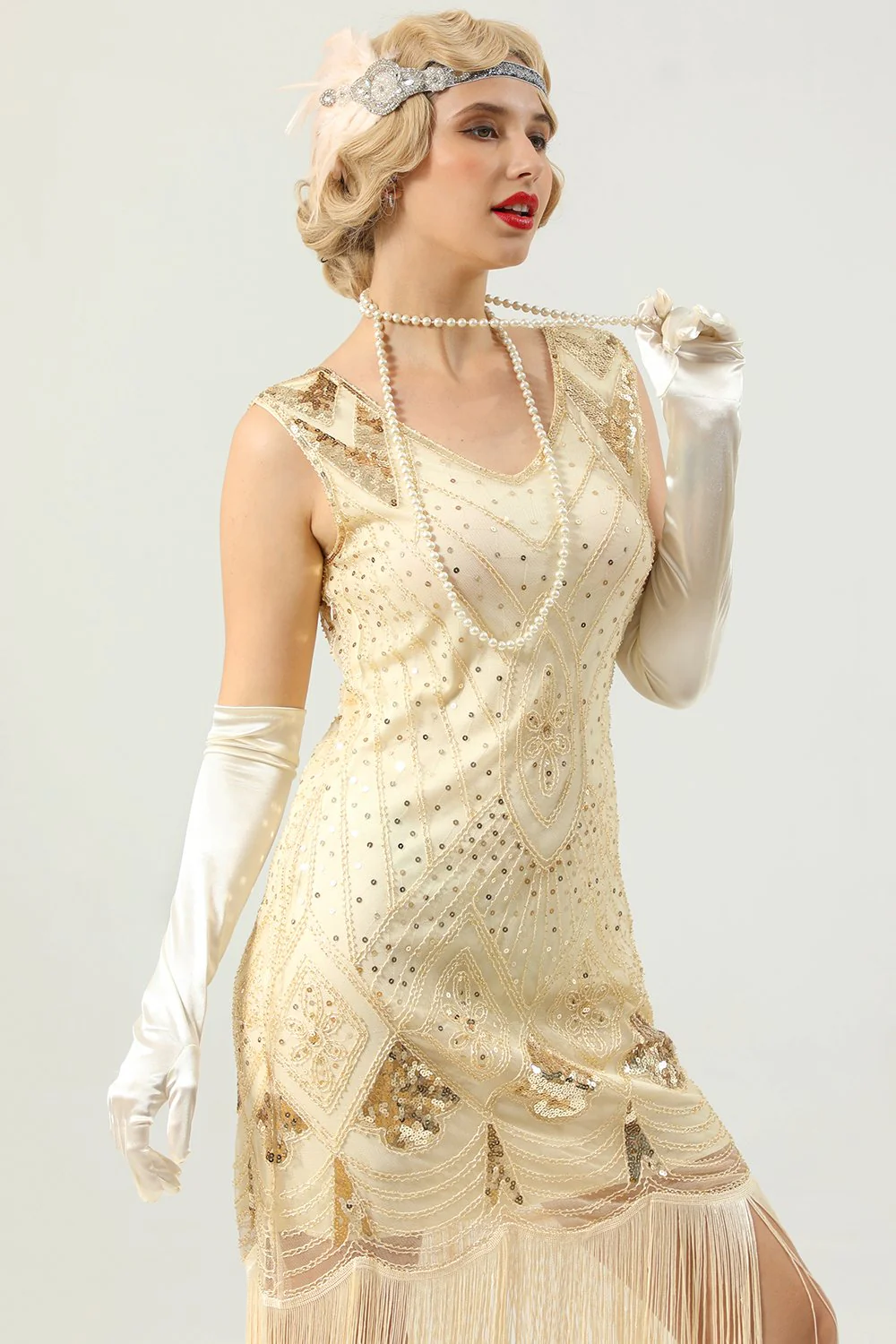 Sleeveless Great Gatsby Party Dress - Image 9