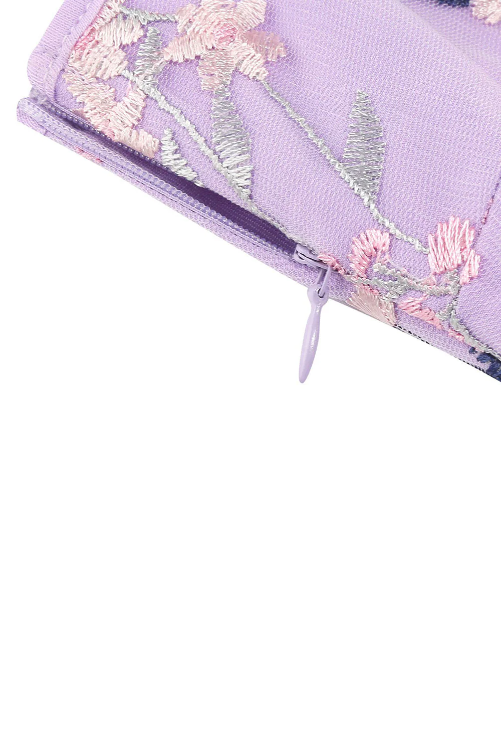 Sparkly Apricot Flower Sleeves Swing 1950s Dress - Image 7