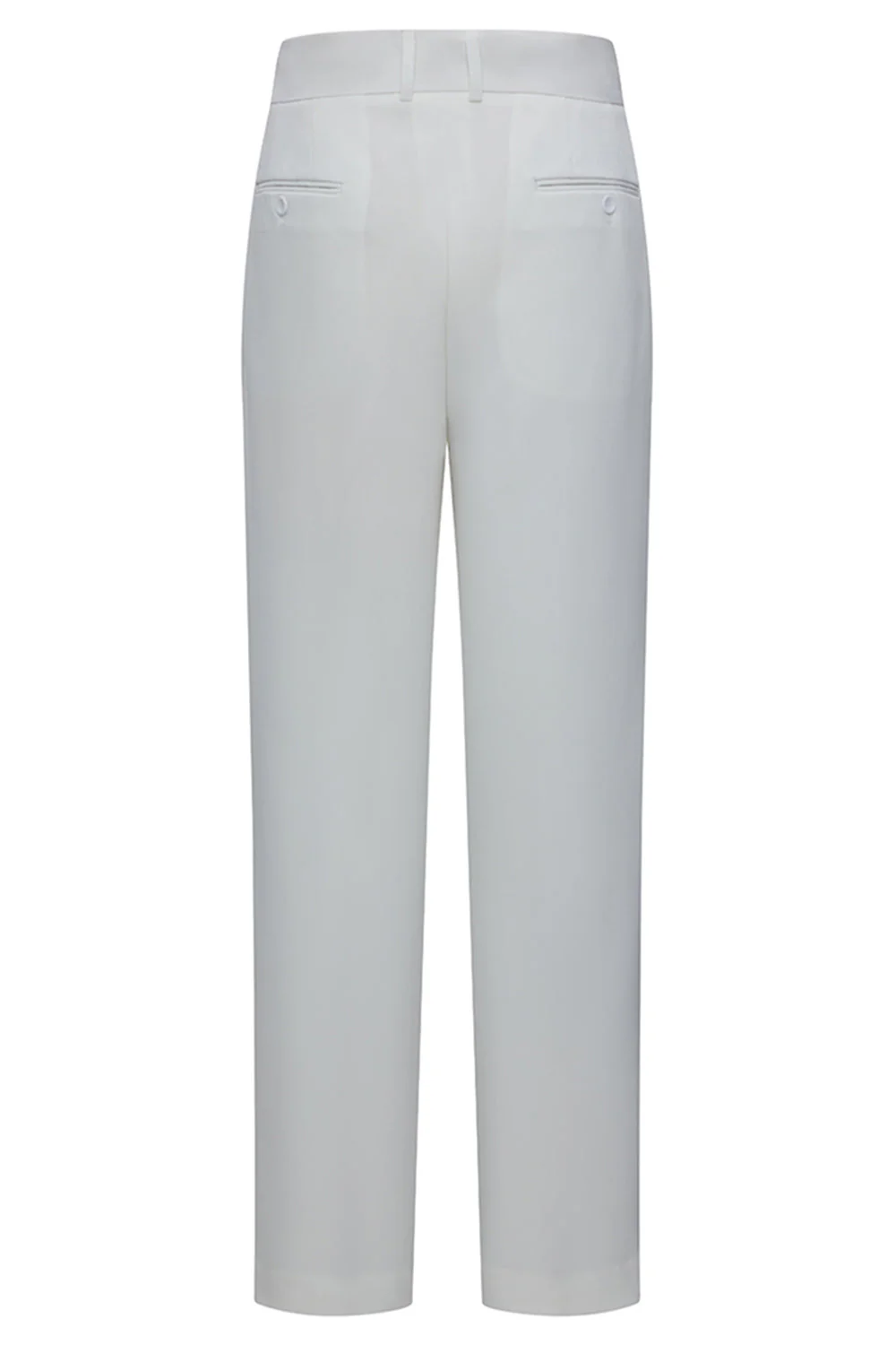 White Shawl Lapel One Button 2 Piece Men's Suits - Image 5