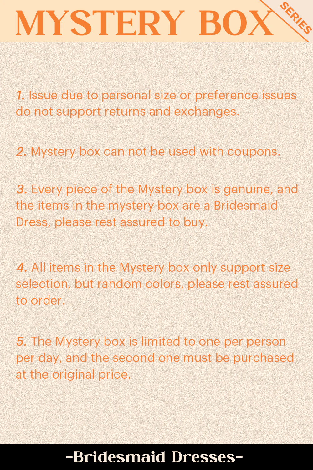 ZAPAKA MYSTERY BOX of 1Pc Bridesmaid Dress - Image 2